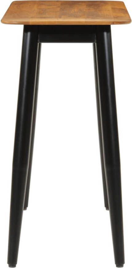 VidaXL -Wandtafel-110x40x76-cm-massief-mangohout-en-ijzer - Foto 4