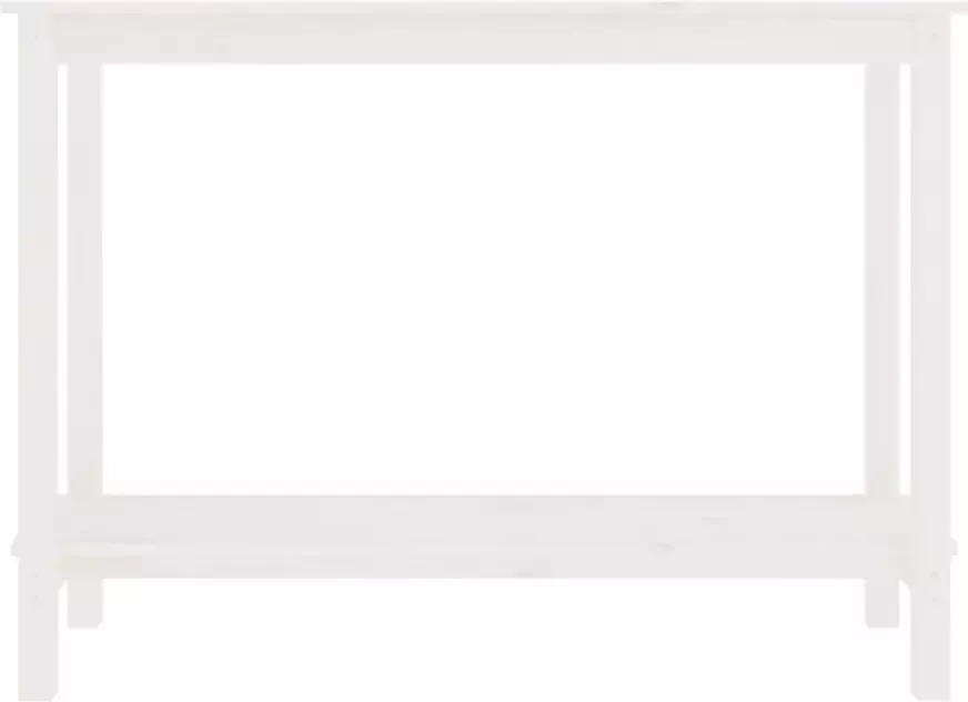 VidaXL -Wandtafel-110x40x80-cm-massief-grenenhout-wit - Foto 6
