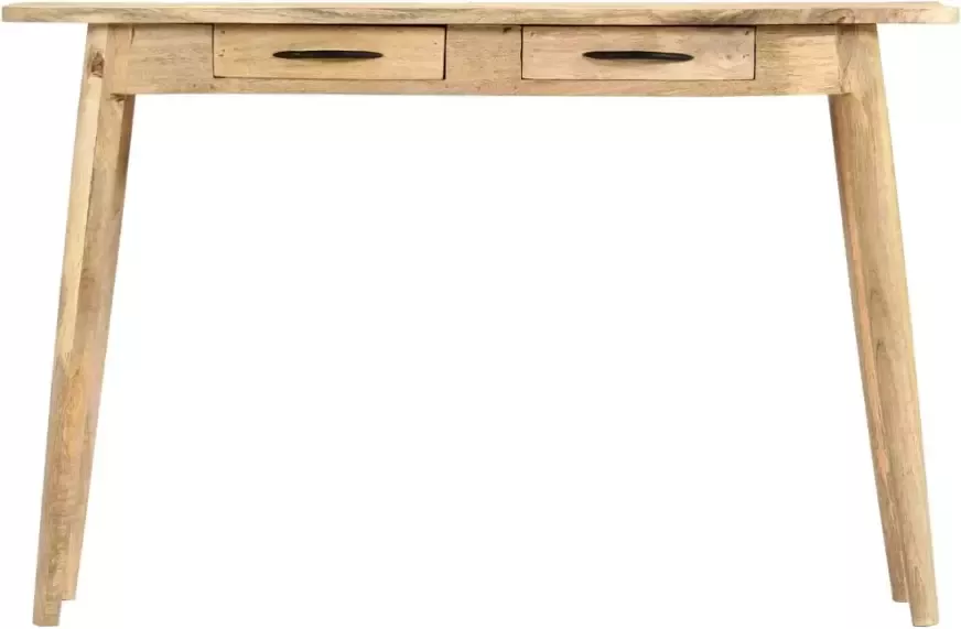 VidaXL -Wandtafel-115x40x75-cm-massief-ruw-mangohout - Foto 3