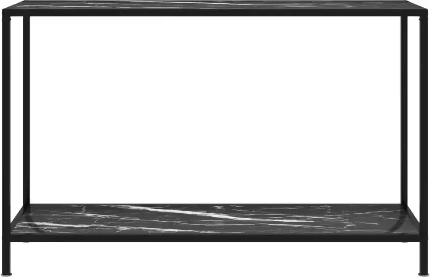 VidaXL -Wandtafel-120x35x75-cm-gehard-glas-zwart - Foto 1