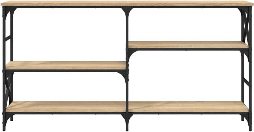 VidaXL -Wandtafel-150x29x76 5-cm-bewerkt-hout-sonoma-eikenkleurig - Foto 4