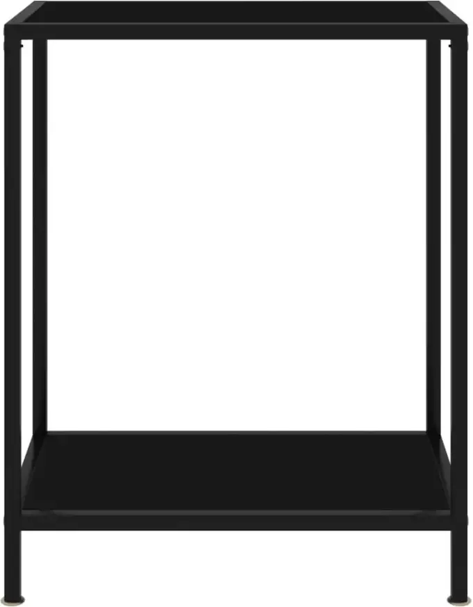 VidaXL -Wandtafel-60x35x75-cm-gehard-glas-zwart - Foto 4