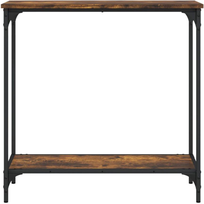 VidaXL -Wandtafel-75x30 5x75-cm-bewerkt-hout-gerookt-eikenkleurig - Foto 4