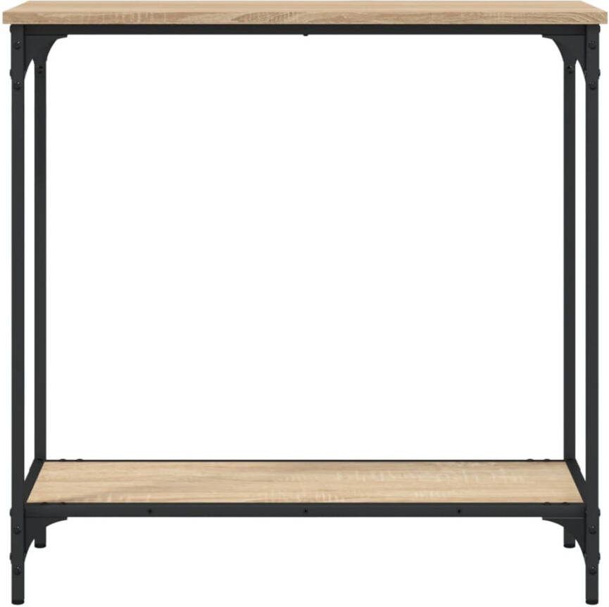 VidaXL -Wandtafel-75x30 5x75-cm-bewerkt-hout-sonoma-eikenkleurig - Foto 3