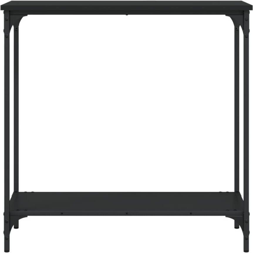 VidaXL -Wandtafel-75x30 5x75-cm-bewerkt-hout-zwart - Foto 3