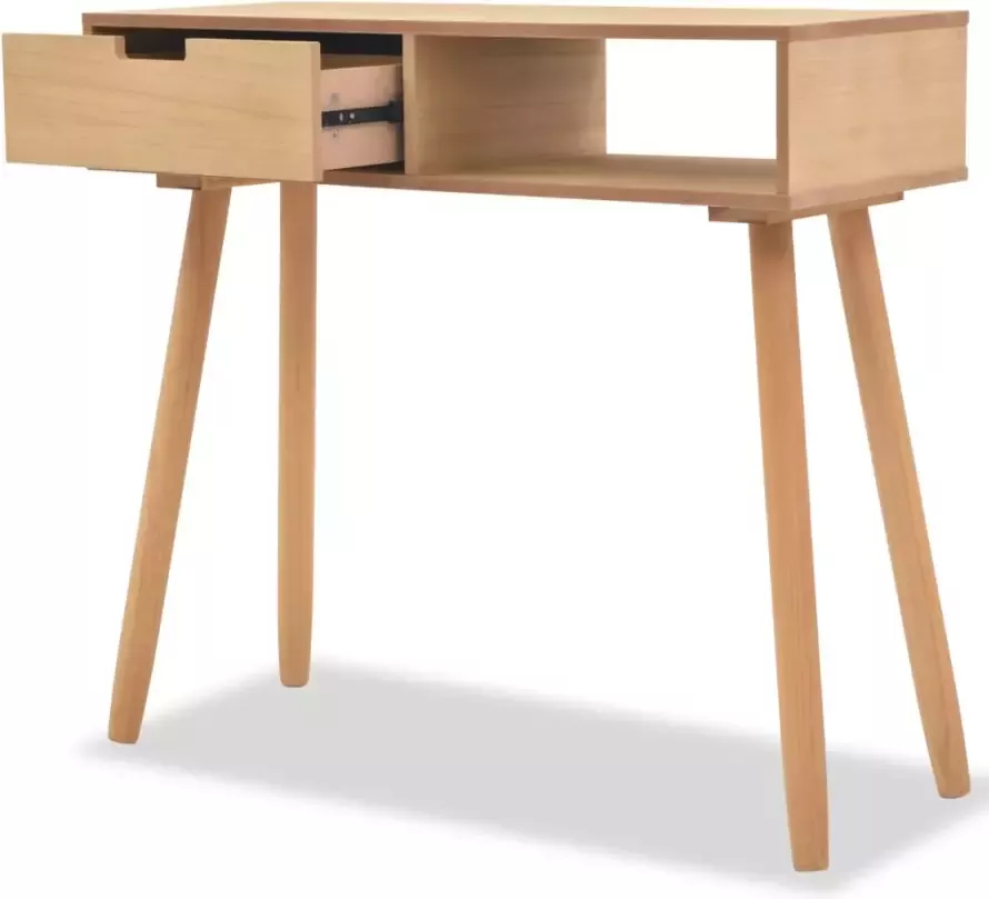 VidaXL -Wandtafel-80x30x72-cm-massief-grenenhout-bruin - Foto 5