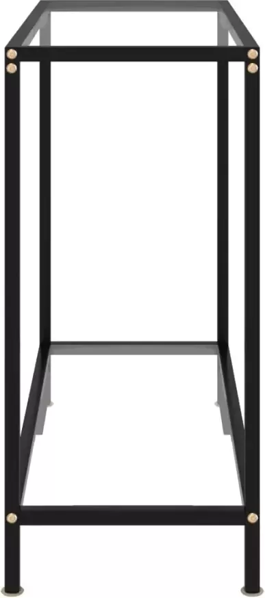 VidaXL -Wandtafel-80x35x75-cm-gehard-glas-transparant - Foto 2
