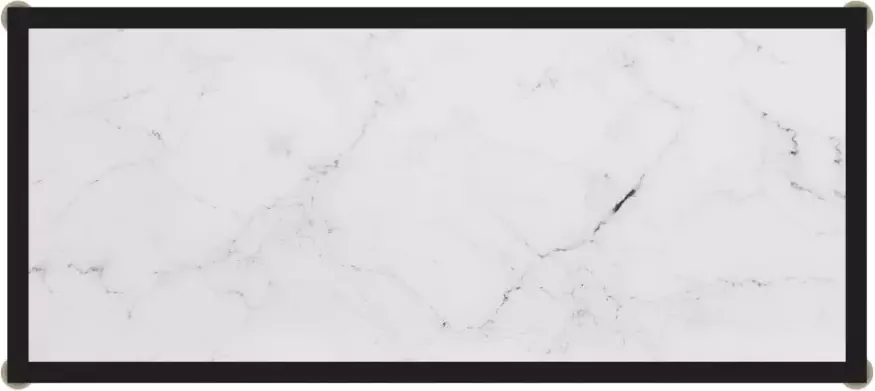 VidaXL -Wandtafel-80x35x75-cm-gehard-glas-wit - Foto 3