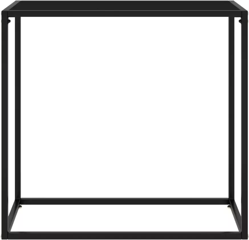 VidaXL -Wandtafel-80x35x75-cm-gehard-glas-zwart - Foto 3