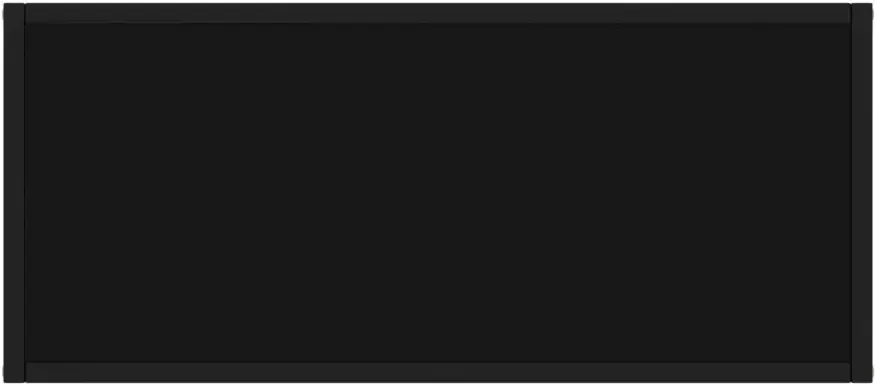 VidaXL -Wandtafel-80x35x75-cm-gehard-glas-zwart - Foto 2