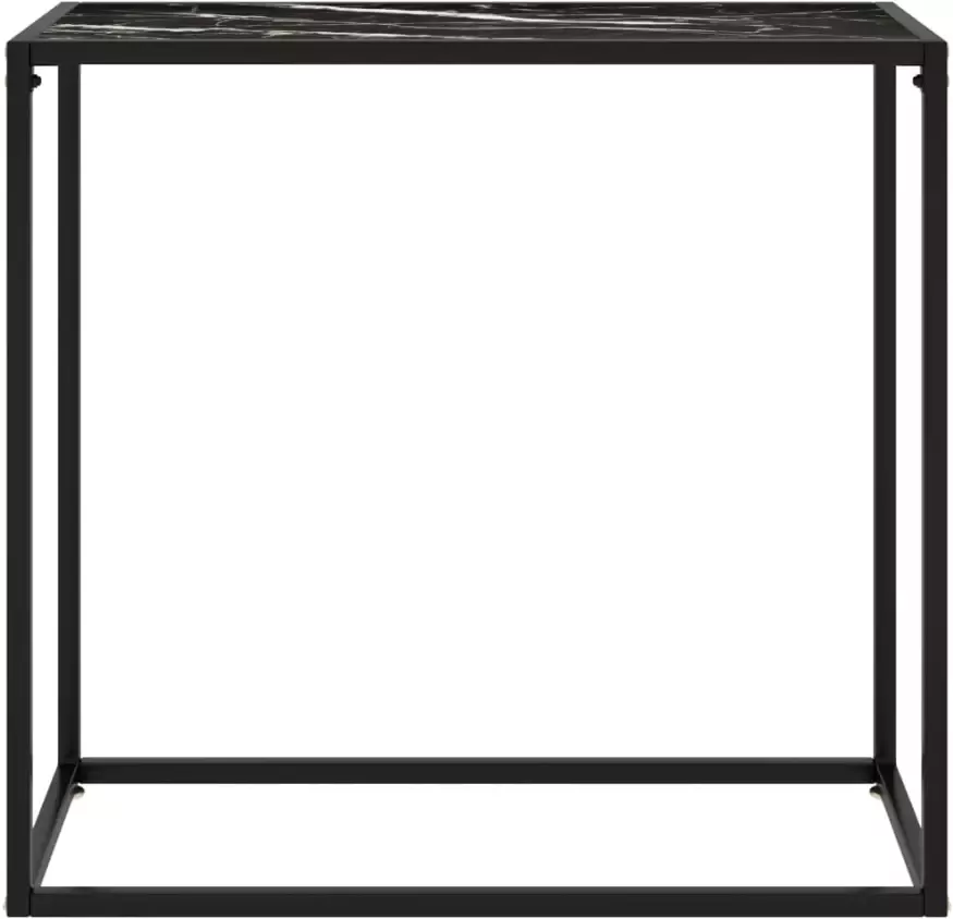 VidaXL -Wandtafel-80x35x75-cm-gehard-glas-zwart