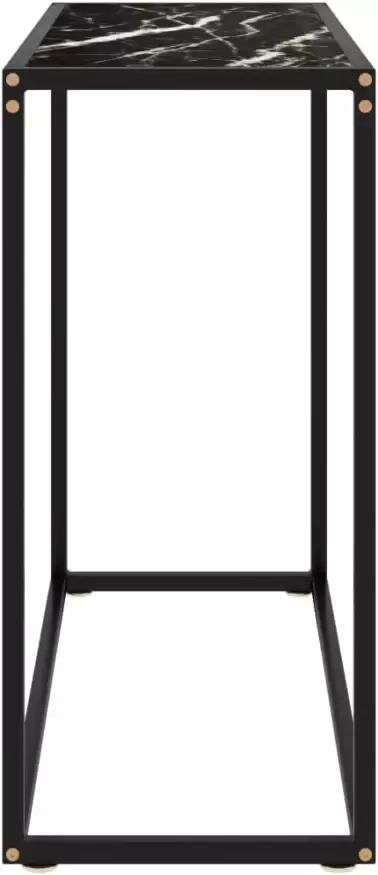 VidaXL -Wandtafel-80x35x75-cm-gehard-glas-zwart - Foto 4