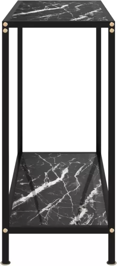 VidaXL -Wandtafel-80x35x75-cm-gehard-glas-zwart - Foto 4