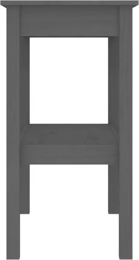 VidaXL -Wandtafel-80x40x75-cm-massief-grenenhout-grijs - Foto 5