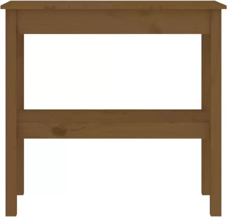 VidaXL -Wandtafel-80x40x75-cm-massief-grenenhout-honingbruin - Foto 5