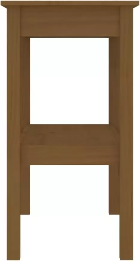 VidaXL -Wandtafel-80x40x75-cm-massief-grenenhout-honingbruin - Foto 4