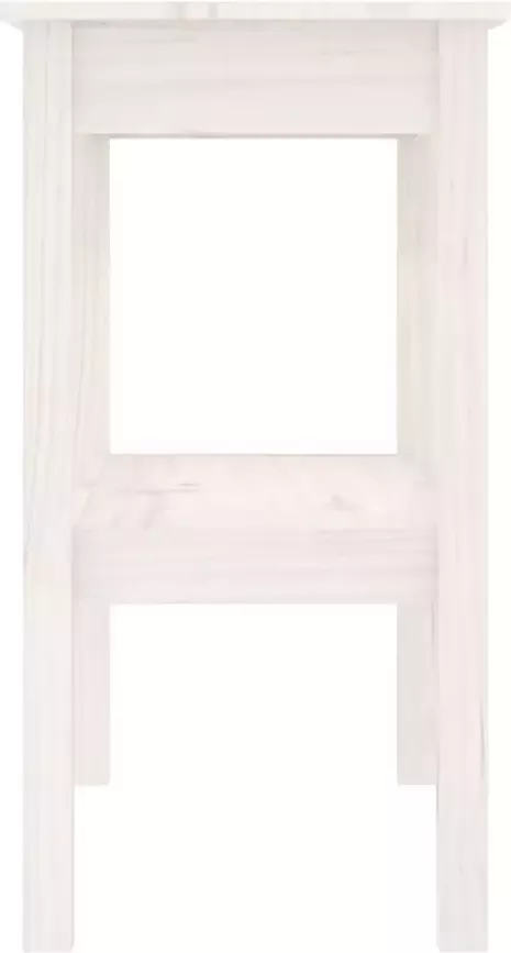 VidaXL -Wandtafel-80x40x75-cm-massief-grenenhout-wit - Foto 5