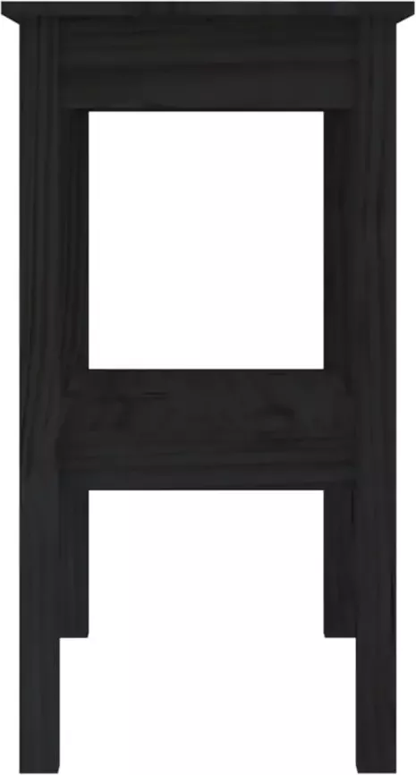 VidaXL -Wandtafel-80x40x75-cm-massief-grenenhout-zwart - Foto 5