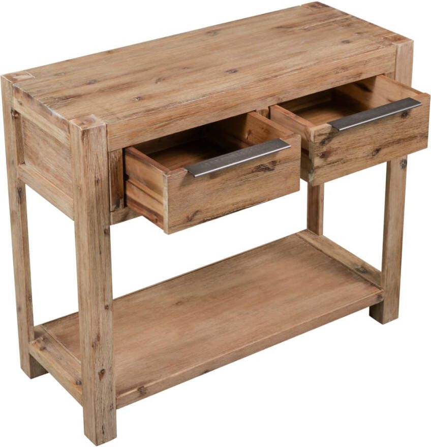 VidaXL -Wandtafel-82x33x73-cm-massief-acaciahout - Foto 3