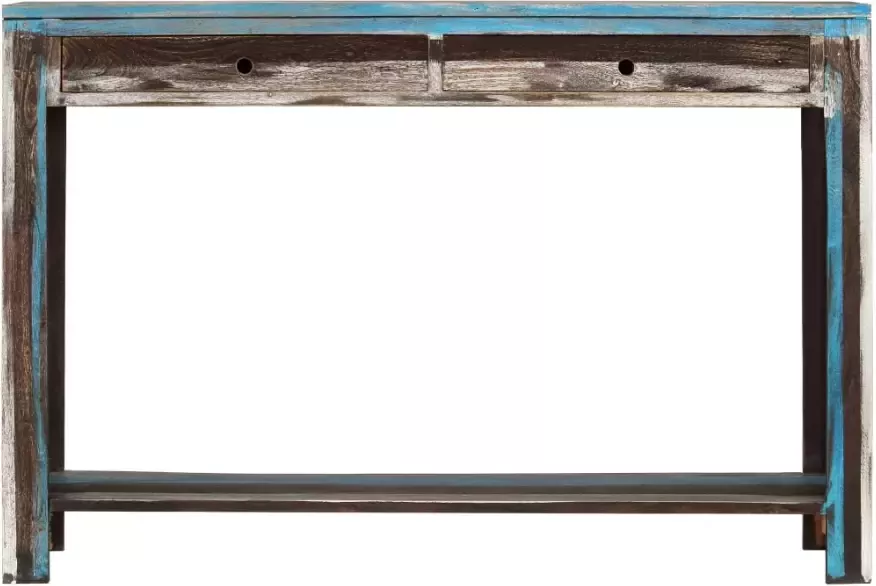 VidaXL -Wandtafel-vintage-stijl-118x30x80-cm-massief-hout - Foto 5
