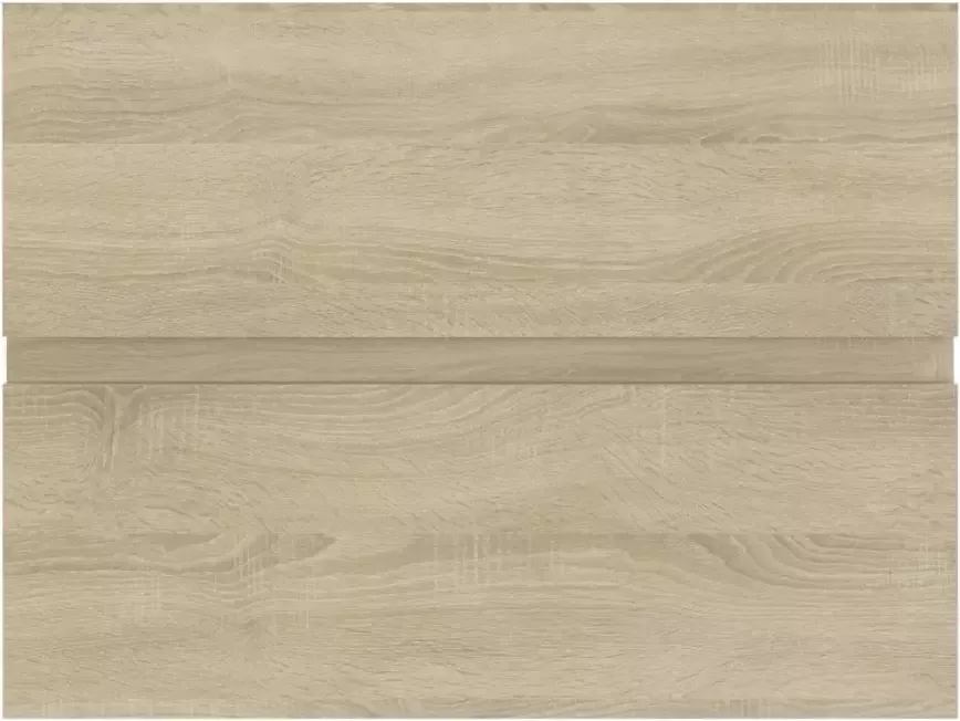 VIDAXL Wastafelkast 60x38 5x45 cm bewerkt hout sonoma eikenkleurig - Foto 3