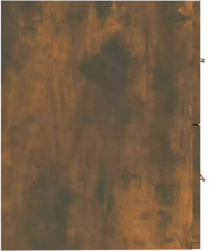 VIDAXL Wastafelkast 60x38 5x48 cm bewerkt hout gerookt eikenkleurig