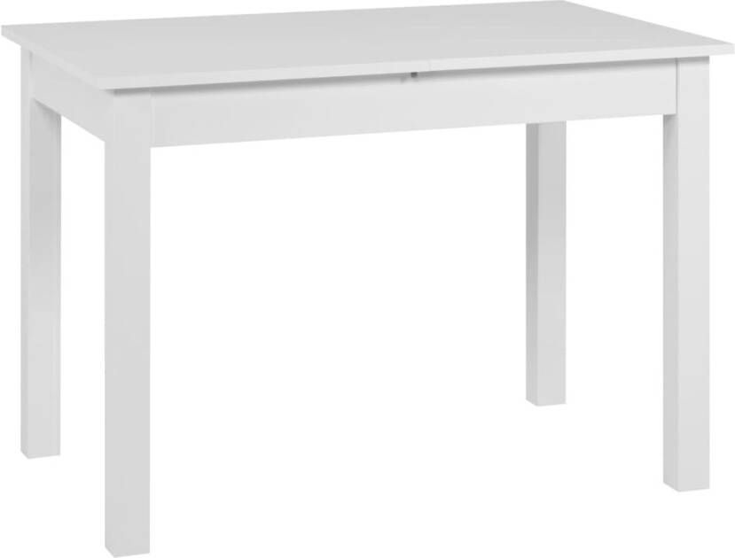 Merkloos MORA Breidbare tabel 1 40 cm verlenging inbegrepen 110 150 x 75 x 70 cm Witte kleur