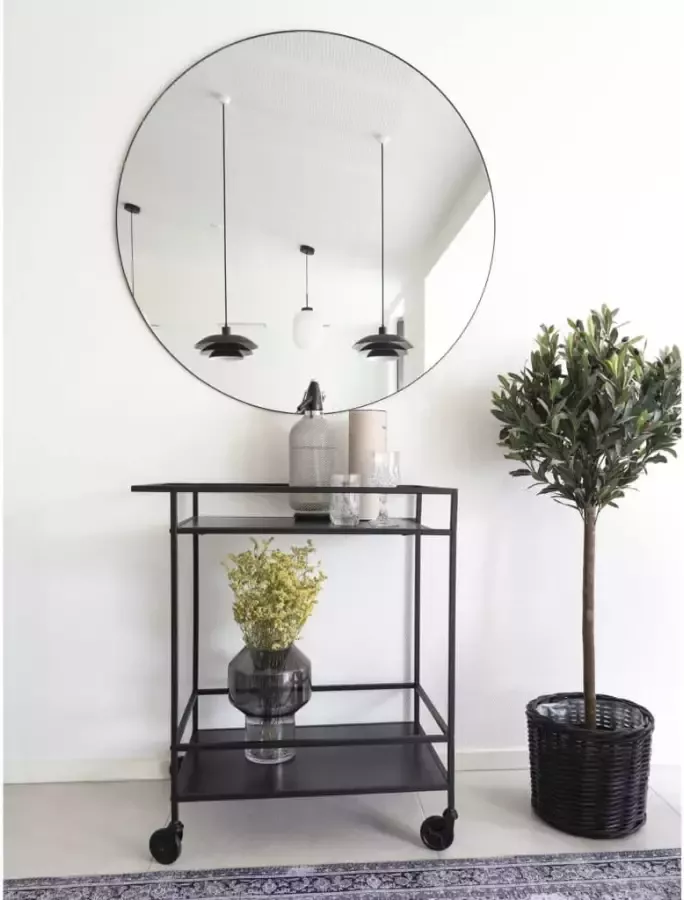 House Nordic Serveerwagen Avery 68x40x59 cm zwart