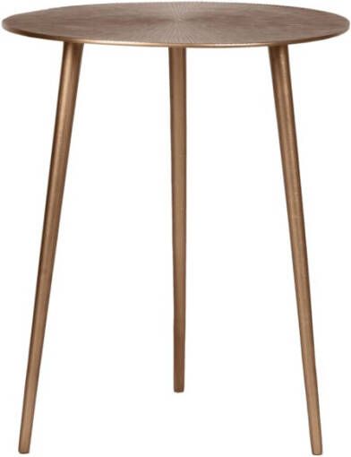 LABEL51 Salontafel Nobby 40x40x50 cm antiekgoudkleurig