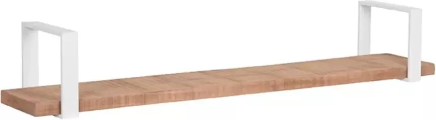 LABEL51 Wandplank Slam | XXL Rough Mangohout Wit Metaal