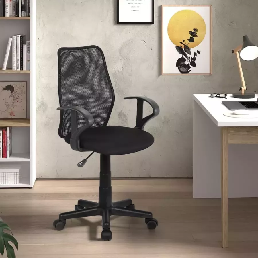 Rousseau Kantoorstoel Job polyester zwart - Foto 1
