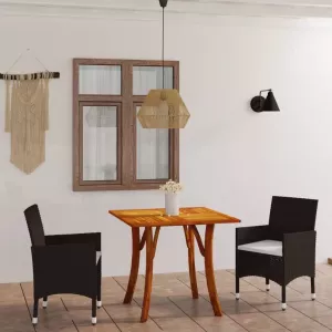 VIDAXL 3-delige Tuinset bruin