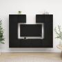 VidaXL -6-delige-Tv-meubelset-spaanplaat-zwart - Thumbnail 2