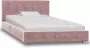 VidaXL Bedframe fluweel roze 90x200 cm - Thumbnail 1