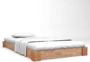 VidaXL -Bedframe-massief-eikenhout-140x200-cm