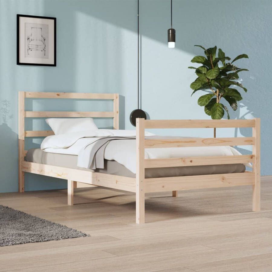 VidaXL -Bedframe-massief-grenenhout-100x200-cm - Foto 9