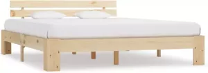 VIDAXL Bedframe massief grenenhout 160x200 cm