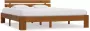 VIDAXL Bedframe massief grenenhout honingbruin 180x200 cm - Thumbnail 2