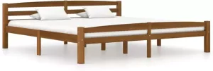 VIDAXL Bedframe massief grenenhout honingbruin 180x200 cm