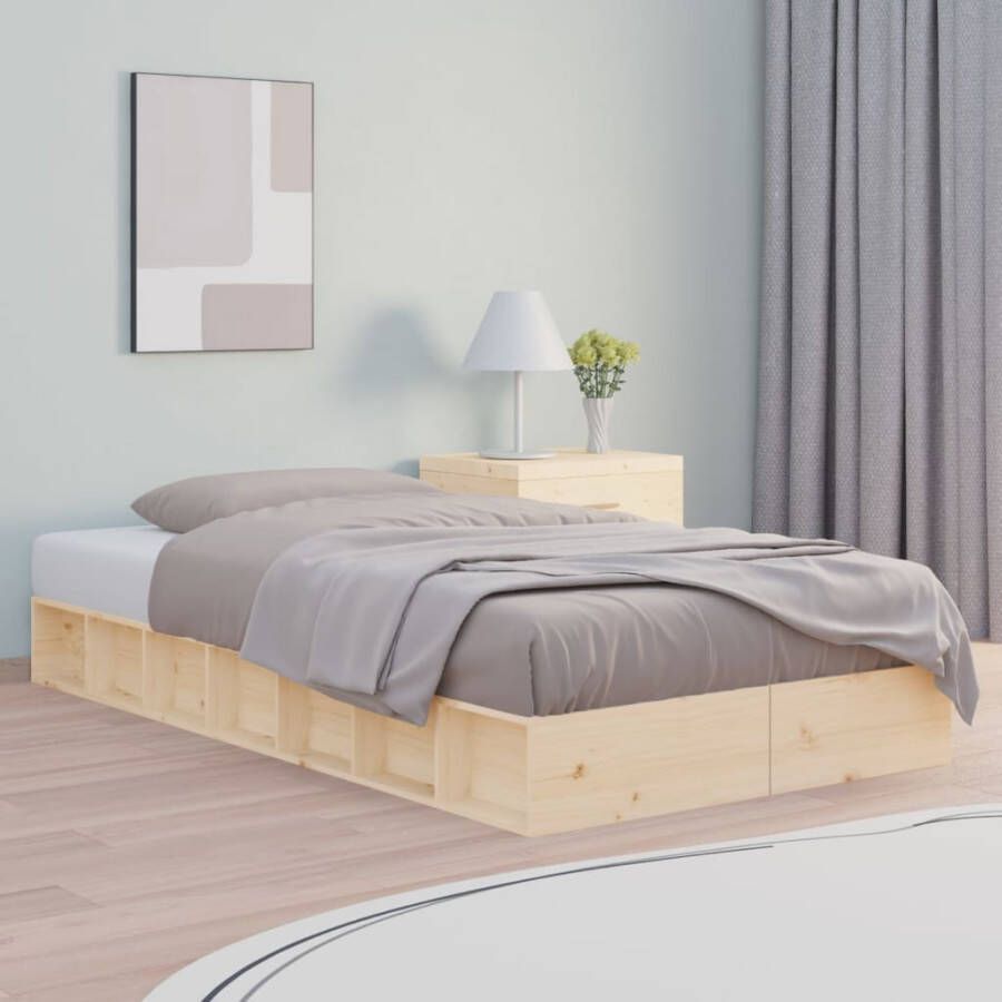 VidaXL -Bedframe-massief-hout-100x200-cm - Foto 2