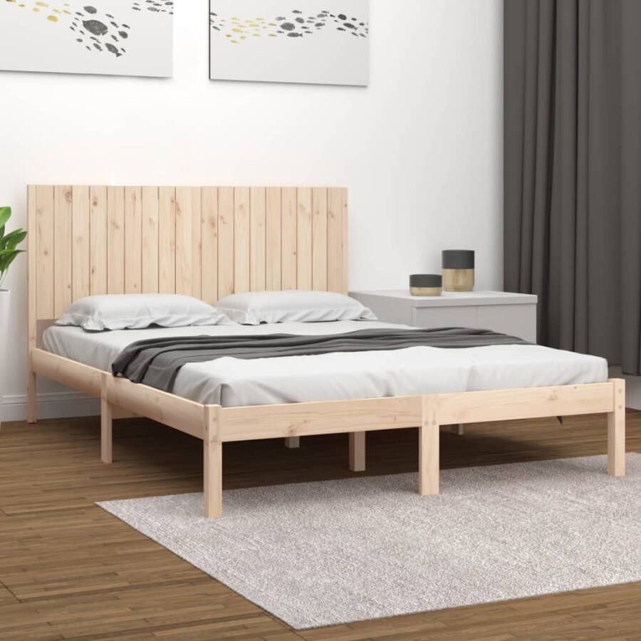 VidaXL -Bedframe-massief-hout-180x200-cm-Super-King-Size - Foto 3