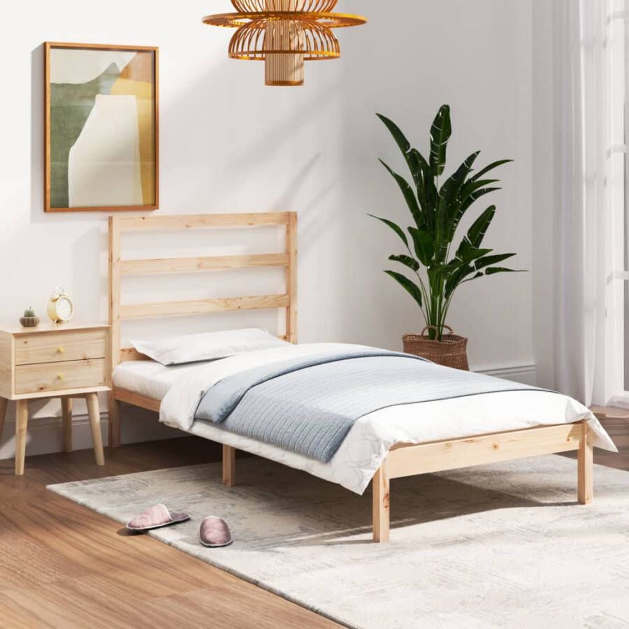 VidaXL -Bedframe-massief-hout-90x190-cm-3FT-Single - Foto 2