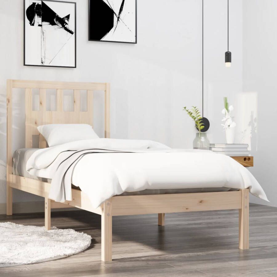 VidaXL -Bedframe-massief-hout-90x190-cm-3FT-Single - Foto 2