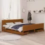 VIDAXL Bedframe met 4 lades massief grenenhout honingbruin 180x200 cm - Thumbnail 1