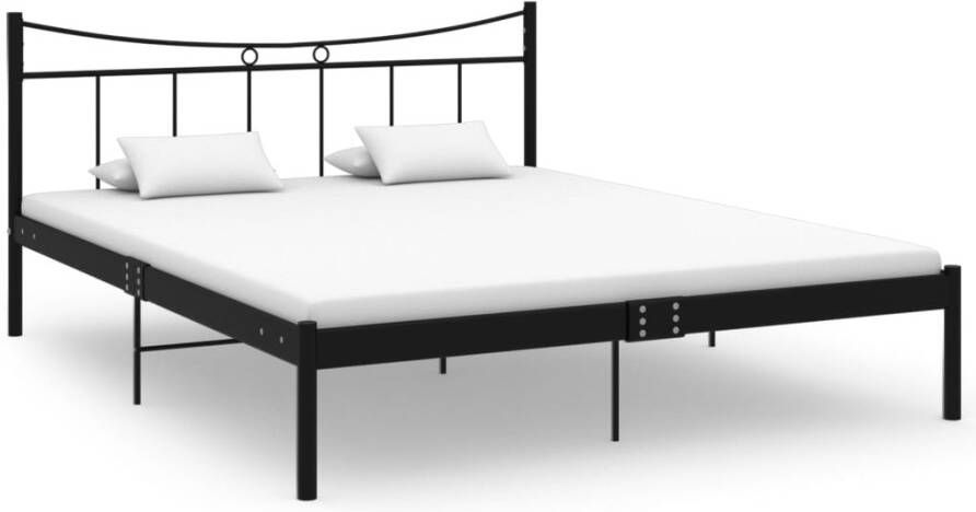 VidaXL Bedframe metaal zwart 160x200 cm - Foto 3