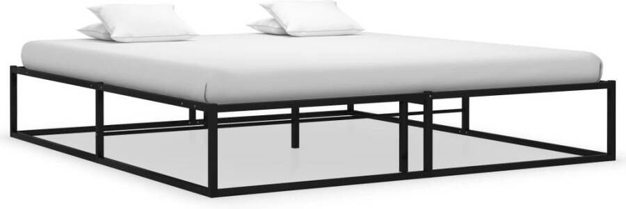 Vida XL Bedframe metaal zwart 180x200 cm SKU: V324790 - Foto 2