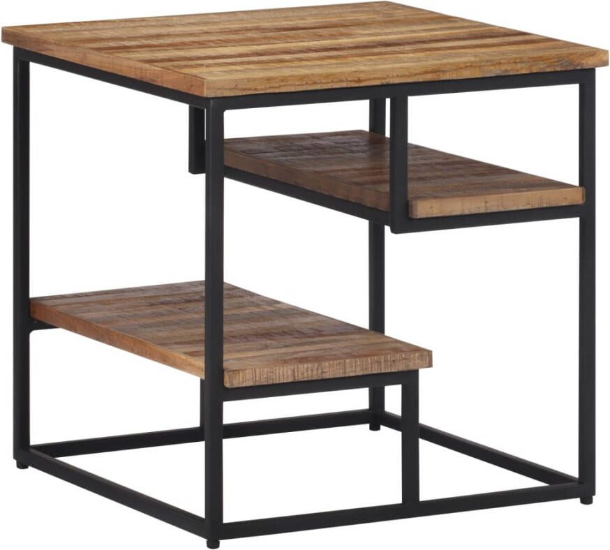 VidaXL -Bijzettafel-50x50x50-cm-massief-gerecycled-teakhout - Foto 5