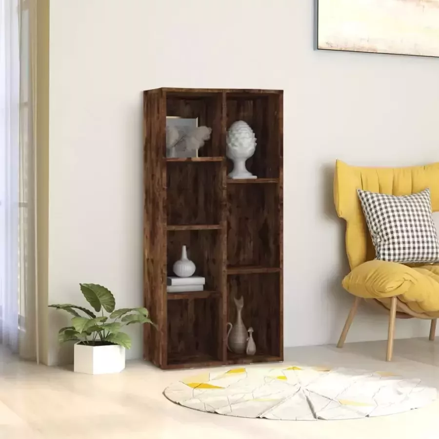 VidaXL -Boekenkast-50x25x106-cm-gerookt-eikenkleurig