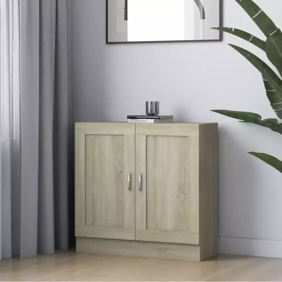 VidaXL -Boekenkast-82 5x30 5x80-cm-bewerkt-hout-sonoma-eikenkleurig - Foto 2