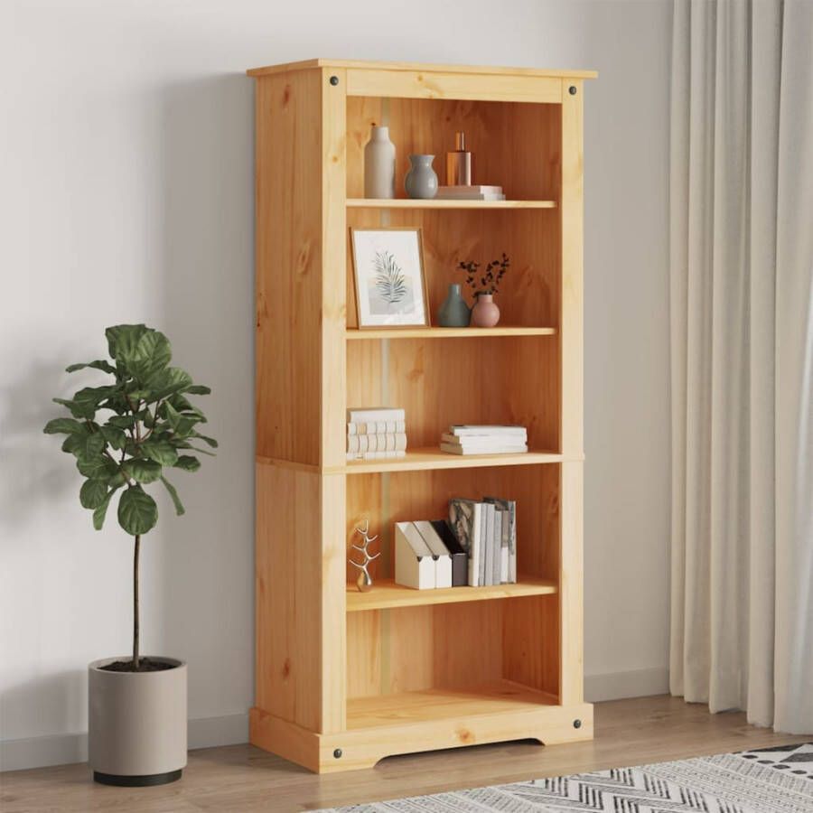 VidaXL -Boekenkast-met-5-planken-Corona-stijl-81x40x170-cm-grenenhout - Foto 2